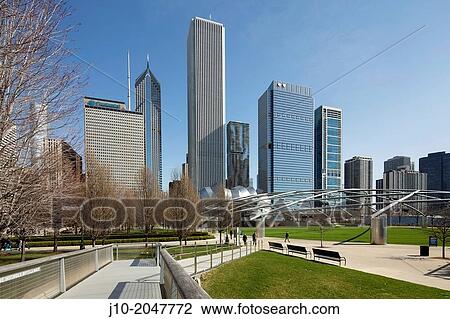 Lakeshore East and Millenium Park, Chicago, Illinois, USA View Large Photo Image Stock Image - Lakeshore East and Millenium Park, Chicago, Illinois, USA. Fotosearch