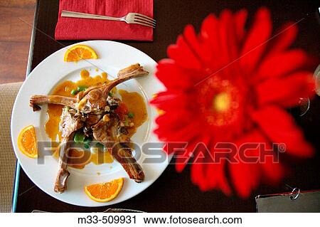 Lamb chops with orange. El Pecado Restaurant. Ja? n. Andalusia, Spain View Large Photo Image Stock Image - Lamb chops with orange. El Pecado Restaurant. Ja? n. Andalusia, Spain. Fotosearch