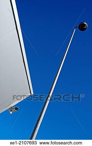 Lamp, security camera View Large Photo Image Stock Image - Lamp, security camera. Fotosearch