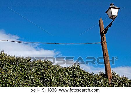 lamppost, Subirats, Catalonia, Spain View Large Photo Image Stock Image - lamppost, Subirats, Catalonia, Spain. Fotosearch