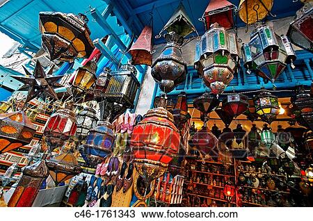 Lamps shop, Medina, Tunis Tunisia. View Large Photo Image Stock Image - Lamps shop, Medina, Tunis Tunisia.. Fotosearch