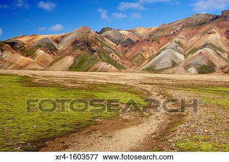 Landmannalaugar, Fjallabak Nature Reserve, Iceland View Large Photo Image Stock Photo - Landmannalaugar, Fjallabak Nature Reserve, Iceland. Fotosearch