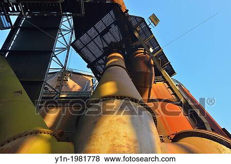 Landschaftspark Duisburg Nord, Meiderich Huette, Duisburg, Ruhr Basin, North Rhine-Westphalia, Germany. View Large Photo Image Stock Photo - Landschaftspark Duisburg Nord, Meiderich Huette, Duisburg, Ruhr Basin, North Rhine-Westphalia, Germany.. Fotosearch