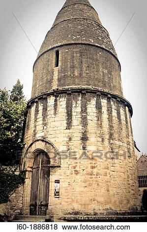 Lantern of the Dead, Lanterne des Morts, 12th century funeral chapel Dordogne, Perigord Noir, Dordogne Valley, Sarlat la Caneda, France, Europe View Large Photo Image Stock Photo - Lantern of the Dead, Lanterne des Morts, 12th century funeral chapel Dordogne, Perigord Noir, Dordogne Valley, Sarlat la Caneda, France, Europe. Fotosearch