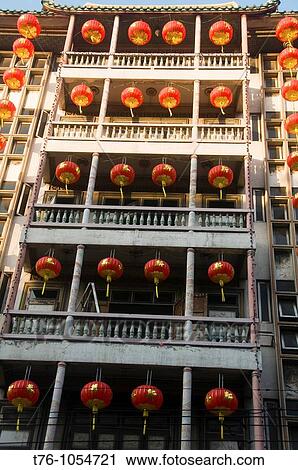 lanterns hanging at at a temple during Chinese New Year in Bangkok Thailand View Large Photo Image Stock Image - lanterns hanging at at a temple during Chinese New Year in Bangkok Thailand. Fotosearch