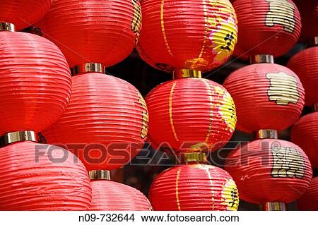 Lanterns in Chinatown, New York City, USA View Large Photo Image Picture - Lanterns in Chinatown, New York City, USA. Fotosearch