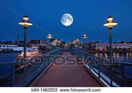 LANTERNS PROMENADE DOBBINS LANDING WATERFRONT ERIE PENNSYLVANIA USA. View Large Photo Image Stock Image - LANTERNS PROMENADE DOBBINS LANDING WATERFRONT ERIE PENNSYLVANIA USA.. Fotosearch