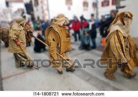Lantz Carnival, Navarre, Spain View Large Photo Image Stock Image - Lantz Carnival, Navarre, Spain. Fotosearch