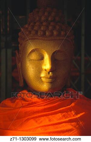 Laos, Vientiane, Wat That Foun buddhist temple, Buddha statue, View Large Photo Image Stock Photo - Laos, Vientiane, Wat That Foun buddhist temple, Buddha statue,. Fotosearch