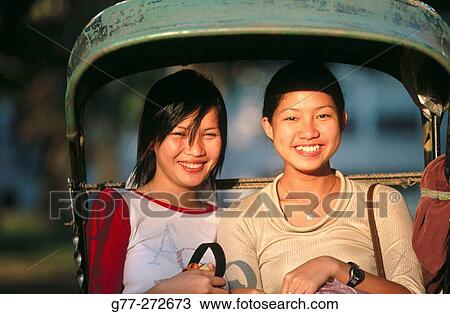 Laotian women. Luang Prabang, Laos View Large Photo Image Stock Image - Laotian women. Luang Prabang, Laos. Fotosearch