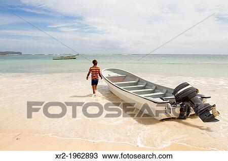 Stock Image - Las Galeras beach, Dominican Republic.. Fotosearch