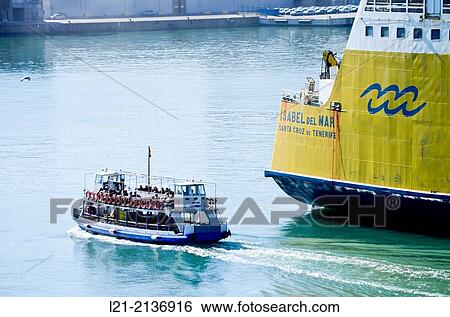 ? Las Golondrinas? tourist boat. Harbour. Barcelona, Catalonia, Spain. View Large Photo Image Stock Photograph - ? Las Golondrinas? tourist boat. Harbour. Barcelona, Catalonia, Spain.. Fotosearch