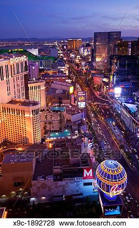 Las Vegas Boulevard at Night, Las Vegas View Large Photo Image Stock Photo - Las Vegas Boulevard at Night, Las Vegas. Fotosearch