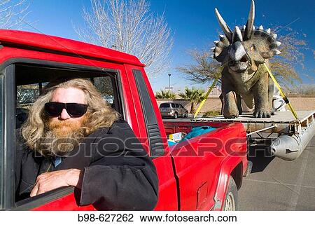Las Vegas, Nevada, delivering a Triceratops dinosaur model to museum. (MR) View Large Photo Image Stock Image - Las Vegas, Nevada, delivering a Triceratops dinosaur model to museum. (MR). Fotosearch