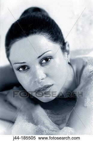 Latin woman in the bathtub View Large Photo Image Stock Photography - Latin woman in the bathtub. Fotosearch