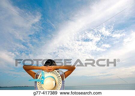 Latin woman on the beach. Key Byscaine. Miami. Florida. USA. View Large Photo Image Stock Photo - Latin woman on the beach. Key Byscaine. Miami. Florida. USA.. Fotosearch