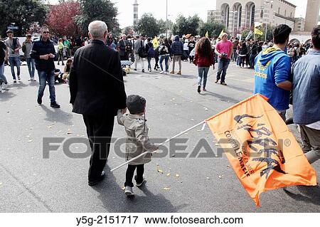Stock Photo - Latina, Italy. 22nd March 2014. Libera Day of Memory and Commitment to commemorate all victims of the Mafia, Latina, Italy.. Fotosearch