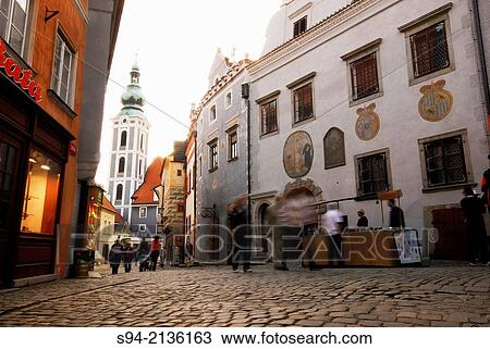 Latran neighborhood in Cesky Krumlov, Bohemia, Czech Republic. View Large Photo Image Stock Image - Latran neighborhood in Cesky Krumlov, Bohemia, Czech Republic.. Fotosearch