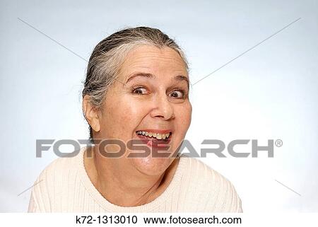 Laughing older woman View Large Photo Image Stock Image - Laughing older woman. Fotosearch