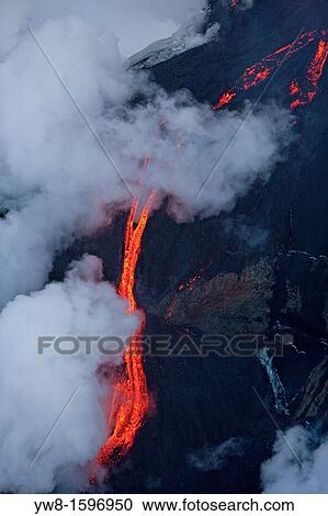 Lava fountains-Volcano eruption at Fimmvorduhals, a ridge between Eyjafjallajokull glacier, and Myrdalsjokull, Iceland 2010 View Large Photo Image Stock Image - Lava fountains-Volcano eruption at Fimmvorduhals, a ridge between Eyjafjallajokull glacier, and Myrdalsjokull, Iceland 2010. Fotosearch