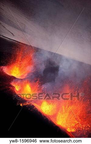 Lava fountains-Volcano eruption at Fimmvorduhals, a ridge between Eyjafjallajokull glacier, and Myrdalsjokull, Iceland 2010 View Large Photo Image Stock Photograph - Lava fountains-Volcano eruption at Fimmvorduhals, a ridge between Eyjafjallajokull glacier, and Myrdalsjokull, Iceland 2010. Fotosearch