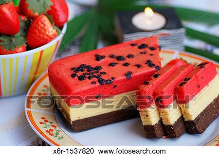Stock Image - Layer Cake of Sarawak. Fotosearch