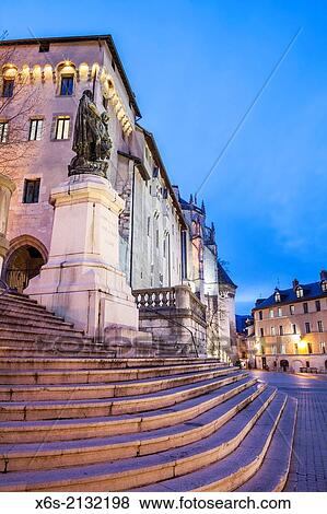 Stock Photo - Le Ch? teau des Ducs de Savoie, Chambery, Rh? ne-Alpes, France.. Fotosearch