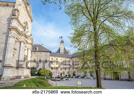 Stock Photo - Le Grand Carillon in Le Ch? teau des Ducs de Savoie, Chambery, Savoie, Rh? ne-Alpes, France.. Fotosearch