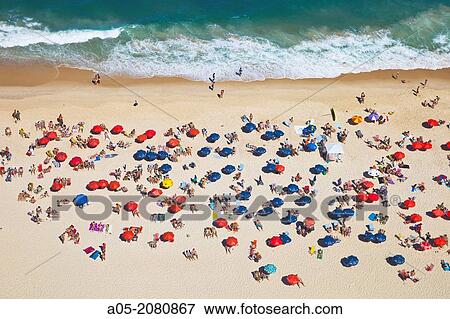 Leblon Beach, Rio de Janeiro, Brazil View Large Photo Image Stock Photo - Leblon Beach, Rio de Janeiro, Brazil. Fotosearch