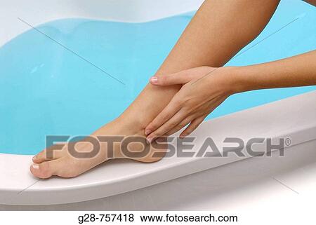 leg/ankle pain View Large Photo Image Stock Photo - leg/ankle pain. Fotosearch