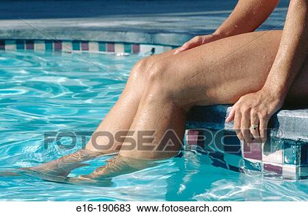 Legs in pool View Large Photo Image Stock Image - Legs in pool. Fotosearch