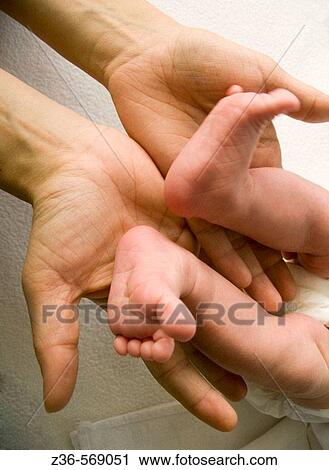 Legs of one week old girl View Large Photo Image Stock Image - Legs of one week old girl. Fotosearch