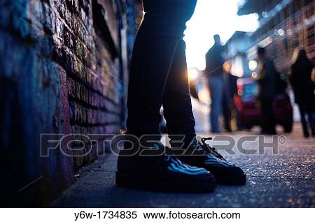 Stock Photography - Legs of young. Fotosearch
