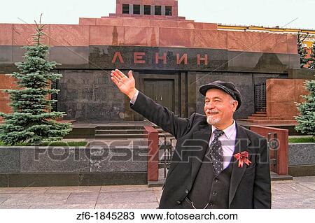 Lenin Look a Like in Front of Lenin Tomb in Red Square Moscow Russia View Large Photo Image Stock Image - Lenin Look a Like in Front of Lenin Tomb in Red Square Moscow Russia. Fotosearch