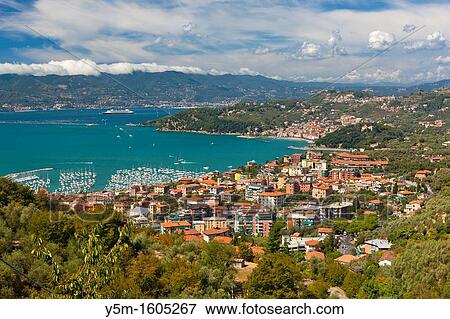 Lerici and the Gulf of La Spezia, Province of La Spezia, Liguria, Italy, Europe View Large Photo Image Stock Photo - Lerici and the Gulf of La Spezia, Province of La Spezia, Liguria, Italy, Europe. Fotosearch