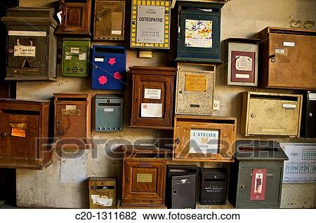Letter boxes, Marseille, France View Large Photo Image Stock Image - Letter boxes, Marseille, France. Fotosearch