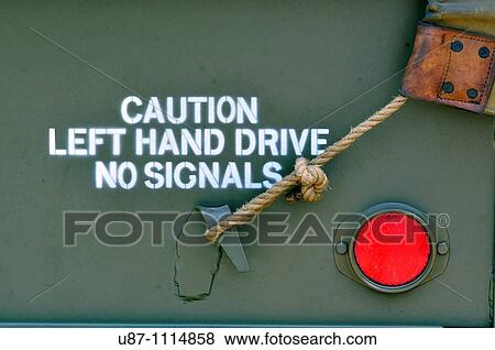 Letter on the Side of a Military Truck View Large Photo Image Stock Photo - Letter on the Side of a Military Truck. Fotosearch