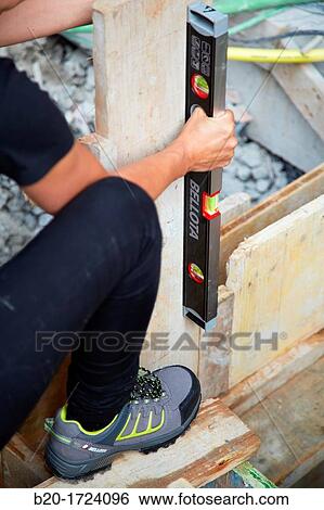 Level, Hand Tools for construction, Worker, House construction, Basque Country, Spain View Large Photo Image Stock Photograph - Level, Hand Tools for construction, Worker, House construction, Basque Country, Spain. Fotosearch