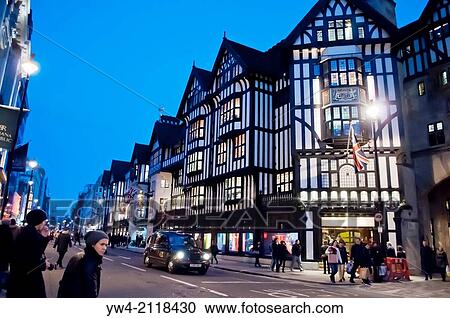 Liberty Department store, London, W1, UK. View Large Photo Image Stock Image - Liberty Department store, London, W1, UK.. Fotosearch
