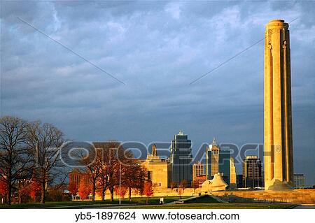 Liberty Memorial, Kansas City View Large Photo Image Picture - Liberty Memorial, Kansas City. Fotosearch