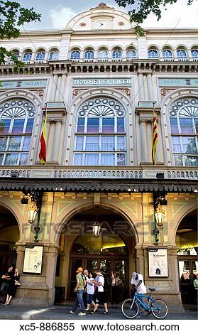 Liceo Theatre, Ramblas, Barcelona, Catalonia, Spain View Large Photo Image Stock Photography - Liceo Theatre, Ramblas, Barcelona, Catalonia, Spain. Fotosearch