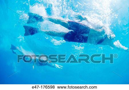 Life guards swimming View Large Photo Image Stock Photo - Life guards swimming. Fotosearch