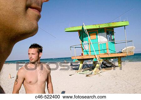 Lifeguard post in south beach, Art Deco District. Ocean Drive. Miami Beach. Florida. USA View Large Photo Image Stock Image - Lifeguard post in south beach, Art Deco District. Ocean Drive. Miami Beach. Florida. USA. Fotosearch