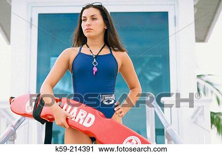 Stock Image - Lifeguard. Fotosearch