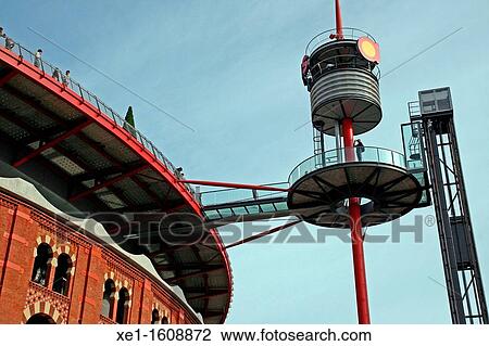 lift and viewer, Arenas shopping center, Barcelona, catalonia, Spain. View Large Photo Image Stock Image - lift and viewer, Arenas shopping center, Barcelona, catalonia, Spain.. Fotosearch