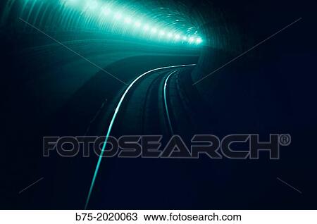 light at the end on a railway tunnel in London, England, UK View Large Photo Image Stock Image - light at the end on a railway tunnel in London, England, UK. Fotosearch