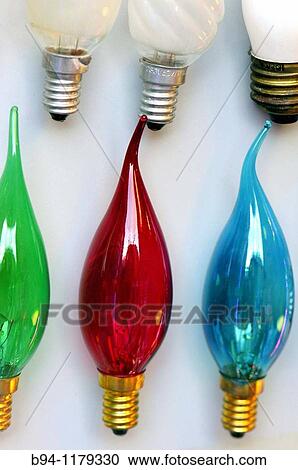 Stock Image - Light bulbs for sale. Fotosearch