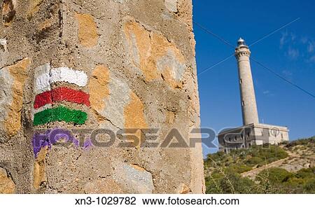 Lighthouse. Cabo de Palos. La Manga. Mar Menor. Cartagena. Murcia. Spain. View Large Photo Image Stock Image - Lighthouse. Cabo de Palos. La Manga. Mar Menor. Cartagena. Murcia. Spain.. Fotosearch