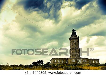 Stock Photography - lighthouse Cap Frehel, C? tes-d? Armor, in northern Brittany, France. Fotosearch