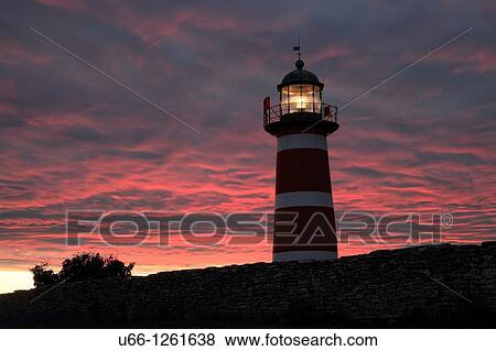 Lighthouse N? rsholmen Gotland Sweden. View Large Photo Image Stock Photo - Lighthouse N? rsholmen Gotland Sweden.. Fotosearch